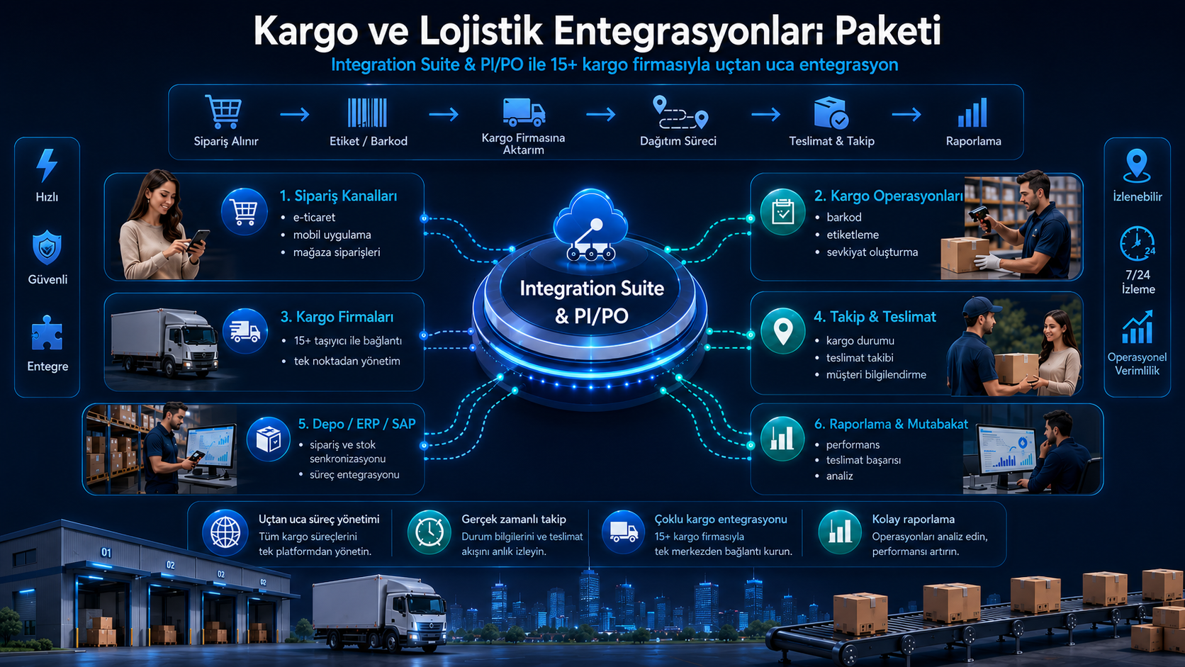 KARGO VE LOJİSTİK ENTEGRASYONLARI PAKETİ